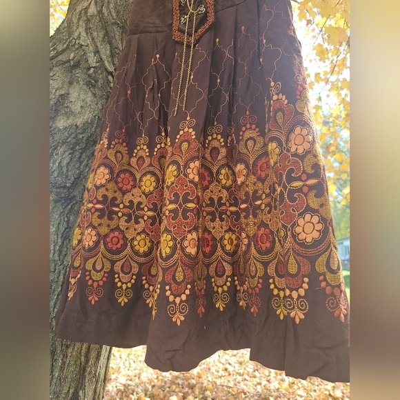 Rare German Heller Salzburger Trachten Renaissance Dress size small - Picture 9 of 10